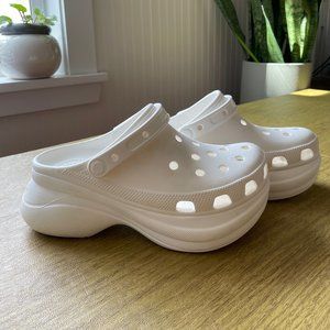 Crocs Women White Size 7 Bae Platform Clog